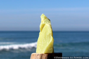 2.75" HEALERITE Crystal Altar Stone "Greatly increases one’s chi"