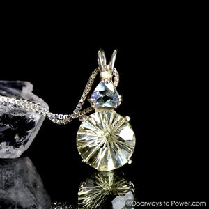 Golden Labradorite & Tanzanite Super Nova Pendant "BRILLIANCE"