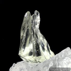 Elder Clear Monatomic Andara Crystal w/ Rainbow Light