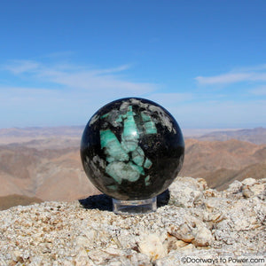 Emerald Crystal Sphere Stunning 3.8" 'Collectors Quality'