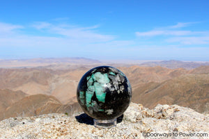 Emerald Crystal Sphere Stunning 3.8" 'Collectors Quality'