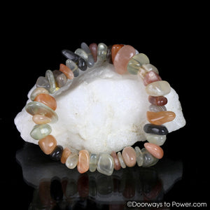 Amazing Tumbled Moonstone Energy Bracelet
