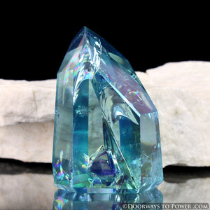 Aqua Aura Master Dow Record Keeper Crystal Point "EMINENCE"