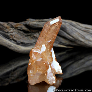 Tangerine Aura Starbrary Crystal Record Keeper Cluster