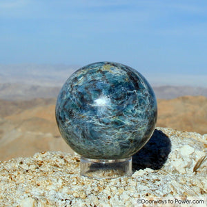 Blue Kyanite Crystal Healing Sphere Rare