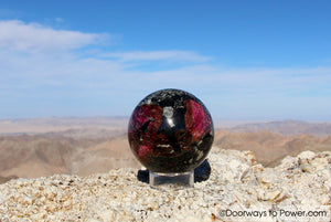 Eudialyte Aegirine Crystal Sphere A +++ Collectors Quality"