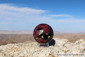 Eudialyte Aegirine Crystal Sphere A +++ Collectors Quality"