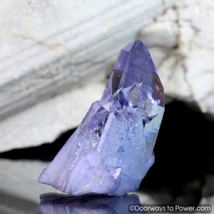 Tanzan Aura Colombian Lemurian Record Keeper Crystal Point