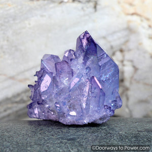 Tanzan Indigo Aura Arkansas Manifest Spirit Crystal Cluster