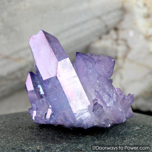 Tanzan Indigo Aura Arkansas Manifest Spirit Crystal Cluster