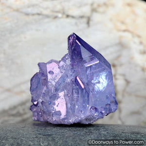 Tanzan Indigo Aura Arkansas Manifest Spirit Crystal Cluster