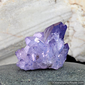 Tanzan Indigo Aura Arkansas Manifest Spirit Crystal Cluster