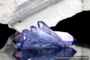 Tanzan Aura Himalayan Quartz Record Keeper Crystal - RARE