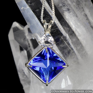Siberian Blue Quartz Pendant