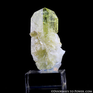 Fine Brazilianite with Albite and Muscovite Specimen