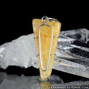 Himalaya Gold Azeztulite Pendant .925 SS