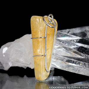 Himalaya Gold Azeztulite Pendant .925 SS