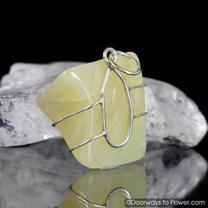 Lemurian Gold Opal Pendant