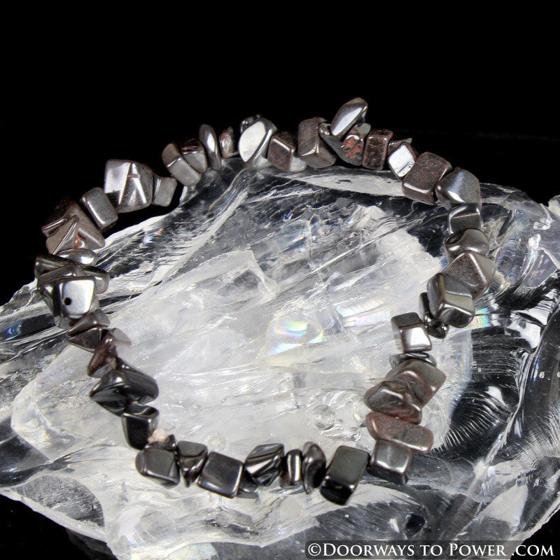 Hematite Crystal Energy Bracelet Blessed & Energized