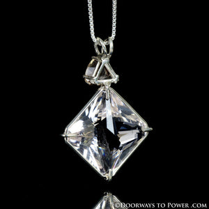 Danburite & Sunstone Magician Stone Pendant .925 SS