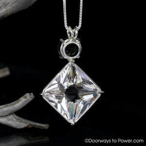 Danburite & Moldavite Magician Stone Pendant