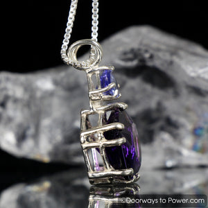 Amethyst Star of Venus Pendant with Tanzanite Rare