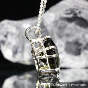 Moldavite Star of Venus Pendant Signature Collection