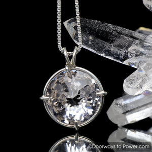 Danburite Radiant Heart Pendant Signature Collection