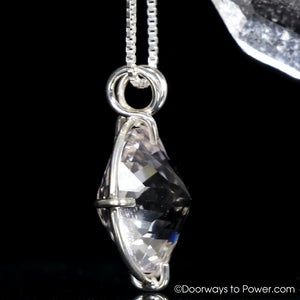 Danburite Radiant Heart Pendant Signature Collection