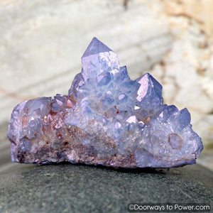 Tanzine Tanzan Aura Cactus Spirit Quartz Record Keeper Cluster