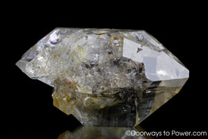 Herkimer Diamond 'Shifter' Double Terminated Channeling Crystal