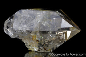 Herkimer Diamond 'Shifter' Double Terminated Channeling Crystal