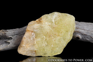 Agni Gold Danburite Crystal 'Holy Fire' Raw Synergy 12 Stone
