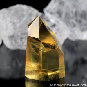 John of God Blessed Citrine Abundance Casa Crystal Point
