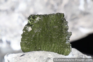 Moldavite Tektite Synergy 12 Stone "The Grail Stone"