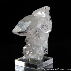 Apophyllite Double Terminated Specimen w/ Stilbite