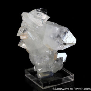 Apophyllite Double Terminated Specimen w/ Stilbite