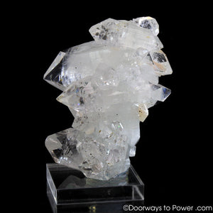 Apophyllite Double Terminated Specimen w/ Stilbite