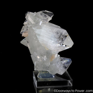 Apophyllite Double Terminated Specimen w/ Stilbite