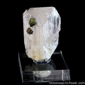 Beautiful Pink Danburite Specimen w/ Chalcopyrite