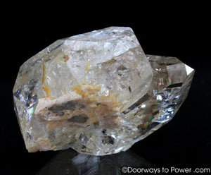 Herkimer Diamond Double Terminated Tantric Twin Record Keeper Crystal