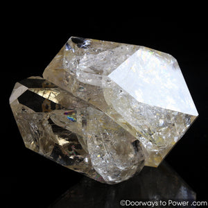 Herkimer Diamond Double Terminated Tantric Twin Record Keeper Crystal