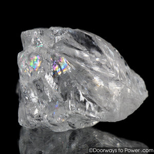 Satyaloka Azeztulite Record Keeper Crystal w/ Rainbows