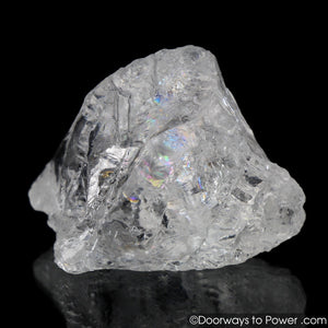 Satyaloka Azeztulite Record Keeper Crystal w/ Rainbows