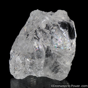 Satyaloka Azeztulite Record Keeper Crystal w/ Rainbows