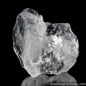 Rare Satyaloka Azeztulite 'AZEZ HEART' Crystal w/ Rainbows