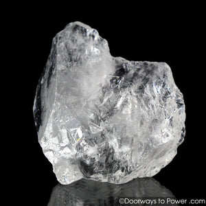 Rare Satyaloka Azeztulite 'AZEZ HEART' Crystal w/ Rainbows