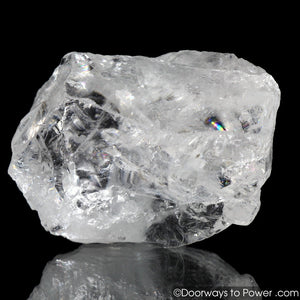 Satyaloka Azeztulite Crystal w/ Rainbows