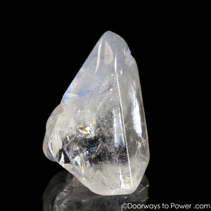 Dumortierite Quartz Crystal Point A ++
