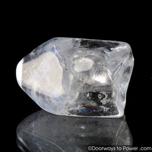 Dumortierite Quartz Crystal Point A ++